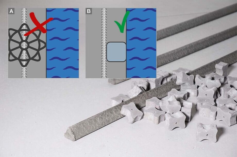 Abstandhalter aus Faserbeton TW