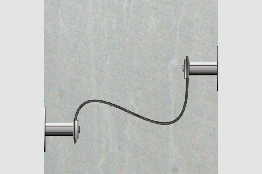 Flexible Wanddurchführung Einbau